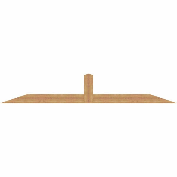 Ekena Millwork Portland Timber Gable Bracket, Western Red Cedar, 108"W x 18"H x 1 1/2"D x 5 1/2"F, 4/12 Pitch GBW108X18X0206POR00SWR - main
